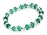 Blue Zircon Single Strand Tiffany Swarovski Crystal Bracelet