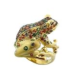 Neda Behnam 18k Gold Multi Gemstone Frog Ring