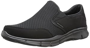 Skechers Sport Men's Equalizer Persistent Slip-On Sneaker, Black, 10.5 XW US