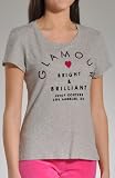 Juicy Couture Short Sleeve Glamour Crew Neck Tee (JG005426)