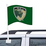 NCAA South Florida Bulls Green Car Flag