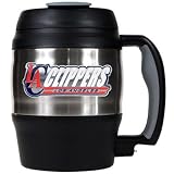 NBA Los Angeles Clippers 52-Ounce Stainless Steel Macho Travel Mug with Bottle Opener