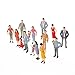 20pcs Painted Model Train Passenger People Figures Scale 1:25