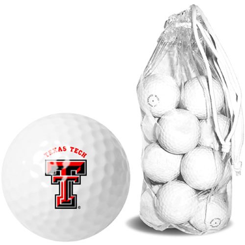 Texas Tech Red Raiders Ncaa 15 Golf Ball Clear Pack