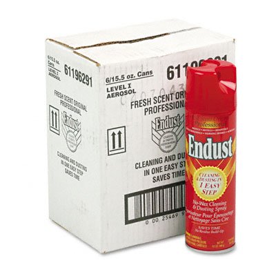 Professional Endust, 15oz Aerosol Can, 6/carton