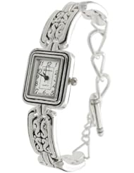 Geneva Ladies Concho Style Toggle Watch