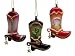 Glass Western Boot Ornament Set of Three