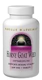 Horny Goat Weed 1000 mg 60 Tabs ( Supports Sexual Vitality ) Source Naturals