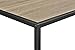 Ameriwood Home Canton Coffee Table with Metal Frame, Distressed Gray Oak