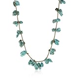 Lucky Brand Summer Beaded Necks Leather Turquoise-C