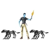 James Cameron¿s Avatar Viperwolf Attack with Jake Sully Figure