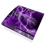 Apocalypse Violet Design Skin Decal Sticker for the Playstation 3 PS3 SLIM Console