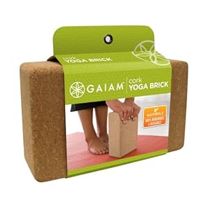 Gaiam Cork Yoga Brick