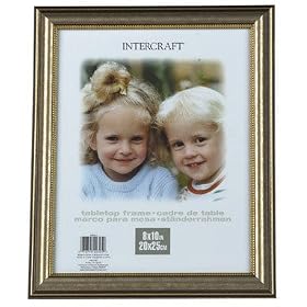 Wood Frame Burnished Gold