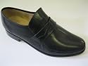 MEN'S GRENSON SHOES BLACK SWINDON SLIP ON