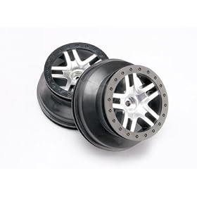 SCT Split-Spoke Chrome Wheel(2):FR 2WDSLH,Slash4x4