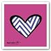 Zig Zag Love by Romero Britto 7.5"x7.5" Art Print Poster