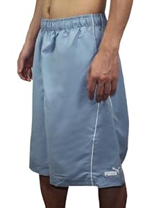 Puma Mens High Performance Athletic Sports Shorts XXL Light Blue