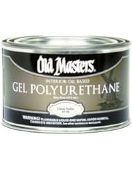 OLD MASTERS Gel Polyurethane Thick Gelled CLEAR SATIN Finish 1 Pint