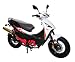 Romet C1 TRIAL City (Mokick Roller (45 km/h), Weiß - Schwarz - Rot)