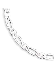 9.5mm, Sterling Silver, Flat Anchor Link Chain, 20 inch