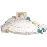 Real Nappies Cloth Diapers Birth To Potty Pack, Newborn to Toddler, for babies 6-40+ lb