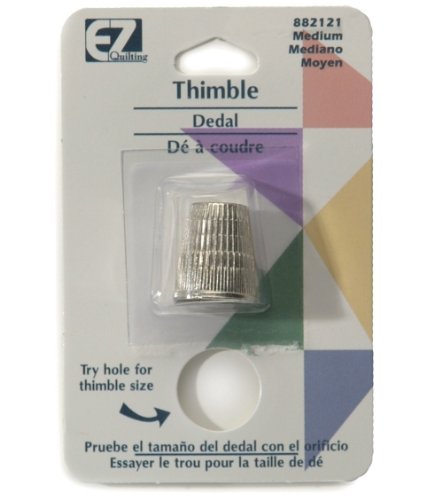 Brass Plated English Thimble Medium Size