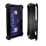 Ballistic Tough Jacket for Motorola Xoom - 1 Pack - Retail Packaging - Black Silicone, Black TPU, and Black PC