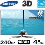 Samsung Factory Refurbished 55 inch 3D UN55D7050 1080p 240Hz LED Edge Lit L ....