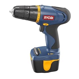 Factory-Reconditioned Ryobi ZRHP472K 7.2-Volt Cordless Drill Driver Kit by Ryobi