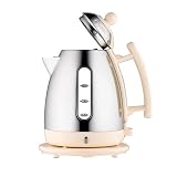 Dualit, 1.5ltr Jug Kettle - Silver with Cream Trim