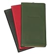 6 Inch Leather Bound Address Book, Genuine Calfskin Leather, 900 Entries