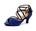 Minitoo Women's Fashion Suede Salsa Tango Ballroom Latin Dance Sandals