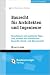 Buchtitel - Baurecht f�r Architekten und Ingenieure: Grundwissen und praktische Tipps zum privaten und �ffentlichen Baurecht, Berufs- und Honorarrecht von Bundesanzeiger