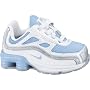 Toddler's Nike Shox Turbo 9 (Soft/Blue-White-Metallic/Silver)