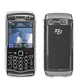 Clear Crystal Transparent Snap-On Hard Skin Case Cover for Blackberry Pearl ....