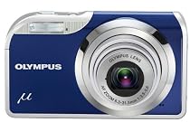 Olympus Mju 5000 Compact Digital Camera - Atlantic Blue (12MP, 5x Optical Zoom) 2.7 inch LCD