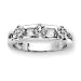 10K White Gold 3 Stone Look Diamond Ring (0.20 ctw, I-J, SI)