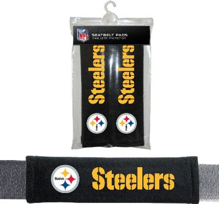 Bsi Products Bsi NFL Pittsburgh Steelers Seat Belt Pads (2Pk)