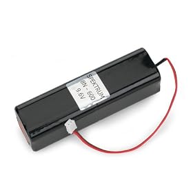 Tx Ni-Cd 600mAh w White Connector: DX6 by Spektrum
