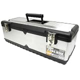 HOMAK SS00125900 26-Inch Stainless Steel Tool Box