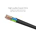 AOFU Lightning Cable,2Pack 6FT 10FT iPhone Cable Extra Long Nylon Braided Syncing and Charging Cord for iPhone 6/6S/6 Plus/6S Plus,5/5S/5C/SE,iPad Mini Air iPad5 iPod (Black)
