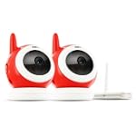 Levana LV-TW500-2C Two Digital Wireless Baby Cameras with Online Monitoring and Email Alerts (Red/White) $149.99