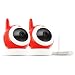 Levana LV-TW500-2C Two Digital Wireless Baby Cameras with Online Monitoring and Email Alerts (Red/White)