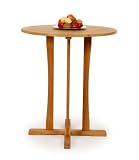 Diana Round Bar Table - Teak - Caluco - 50 - 170 - B0017K2SOI