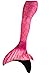 Fin Fun Mermaid Tail, Monofin, Protector Kit, Malibu Pink, Size Child 10