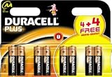 DURACELL MN1500 Batteries AA 4+4Pack MN1544