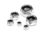 Tradespro 836405 Metric Nylon Locknut Assortment, 100-Piece