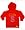 Elmo Hoodie 12 to 18 Months Strawberry