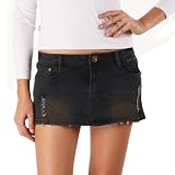 Jessie G. Women's Vintage Denim Mini Skirt
